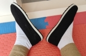 第一次穿圆口打绑腿